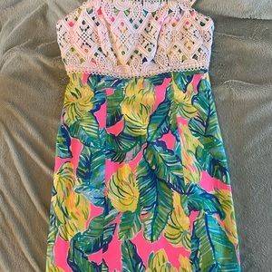 Lilly Pulitzer dress w adjustable/removable straps. NWT. Smoke & pet free home